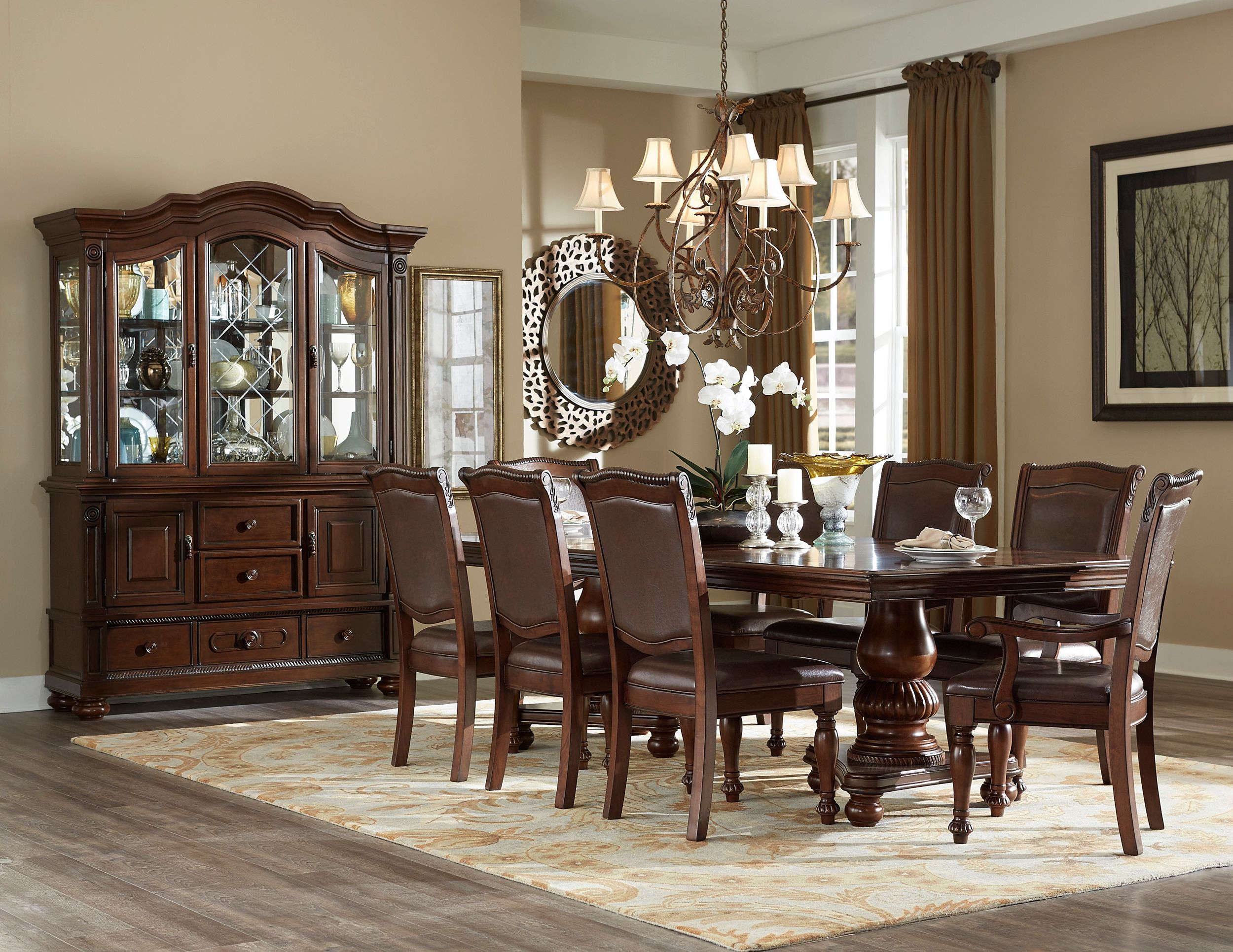 Lordsburg Rectangular Extendable Wood Dining Table