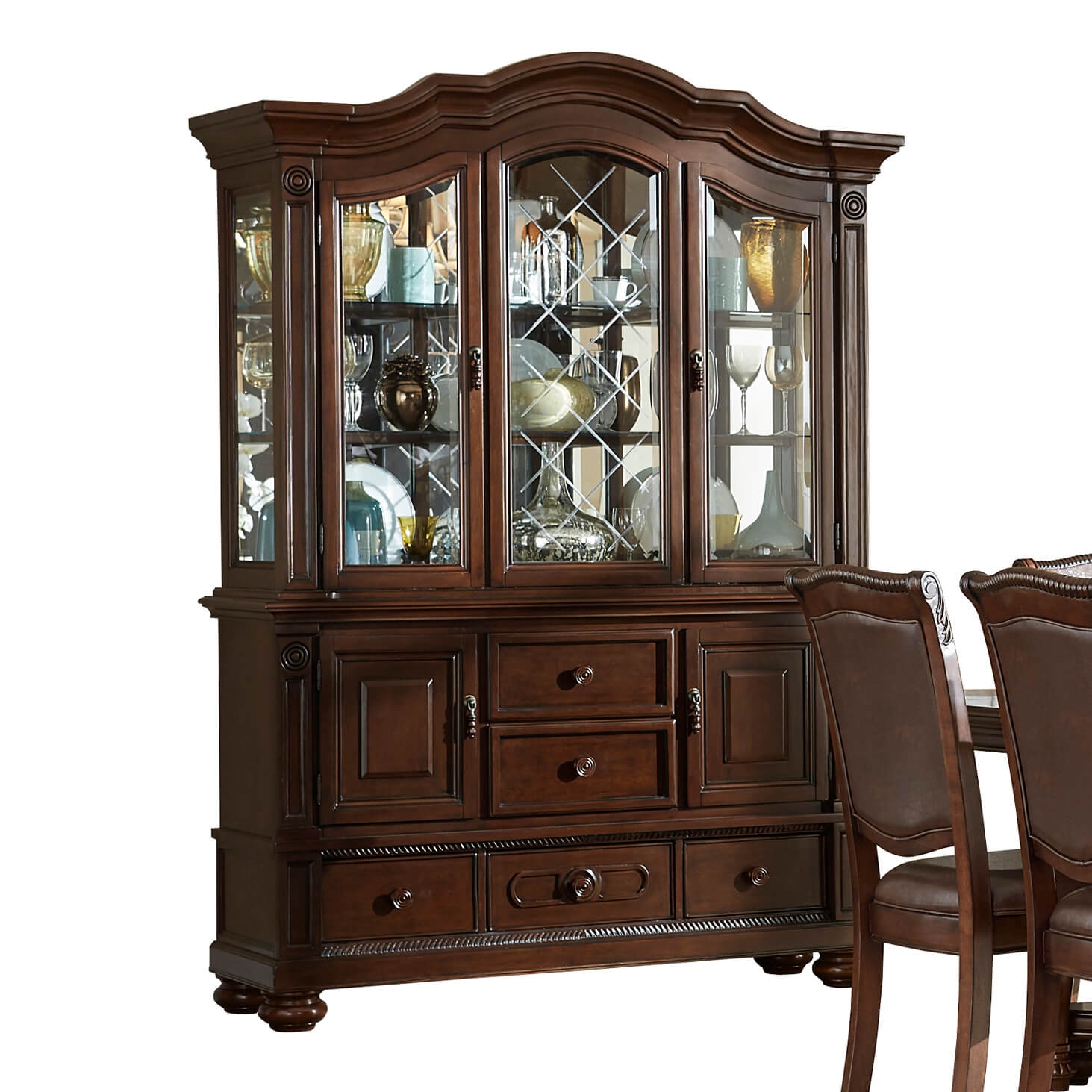 Lordsburg Rectangular Extendable Wood Dining Room Set