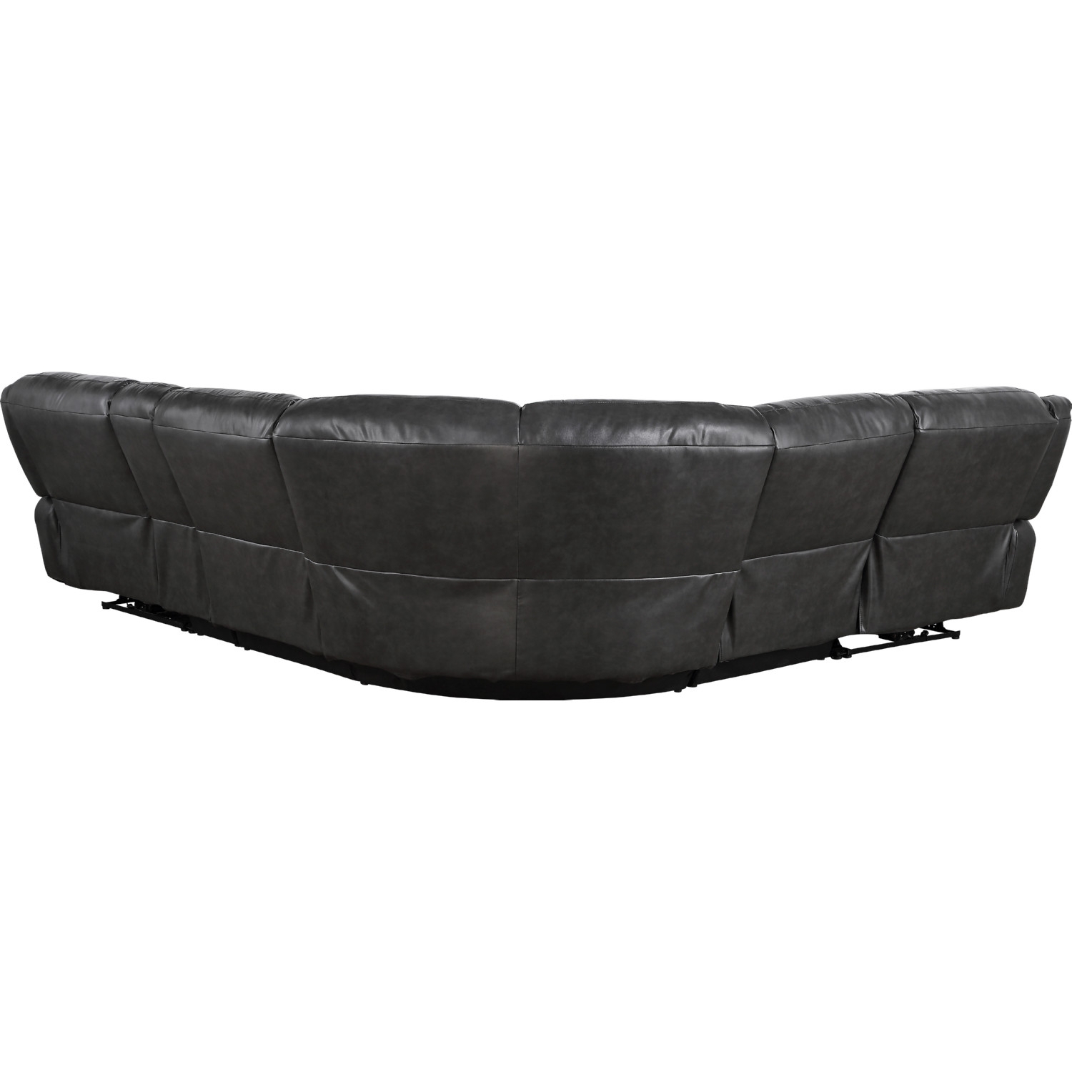 Imogen Leather-Aire Power Motion L-Shaped Sectional Sofa w/USB