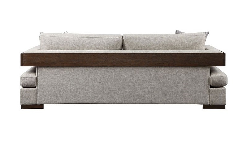 Niamey Fabric/Wood Living Room Set