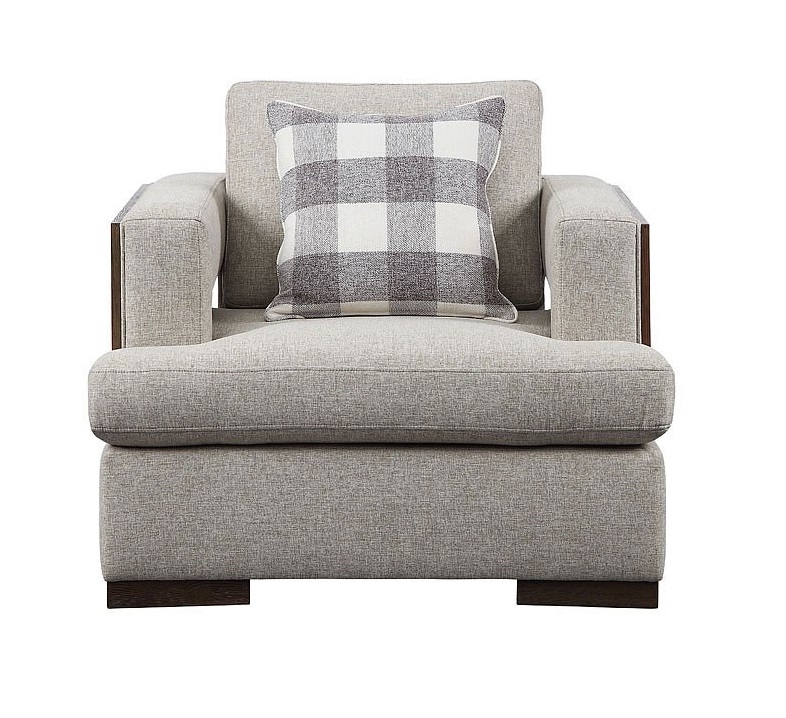 Niamey Fabric/Wood Chair
