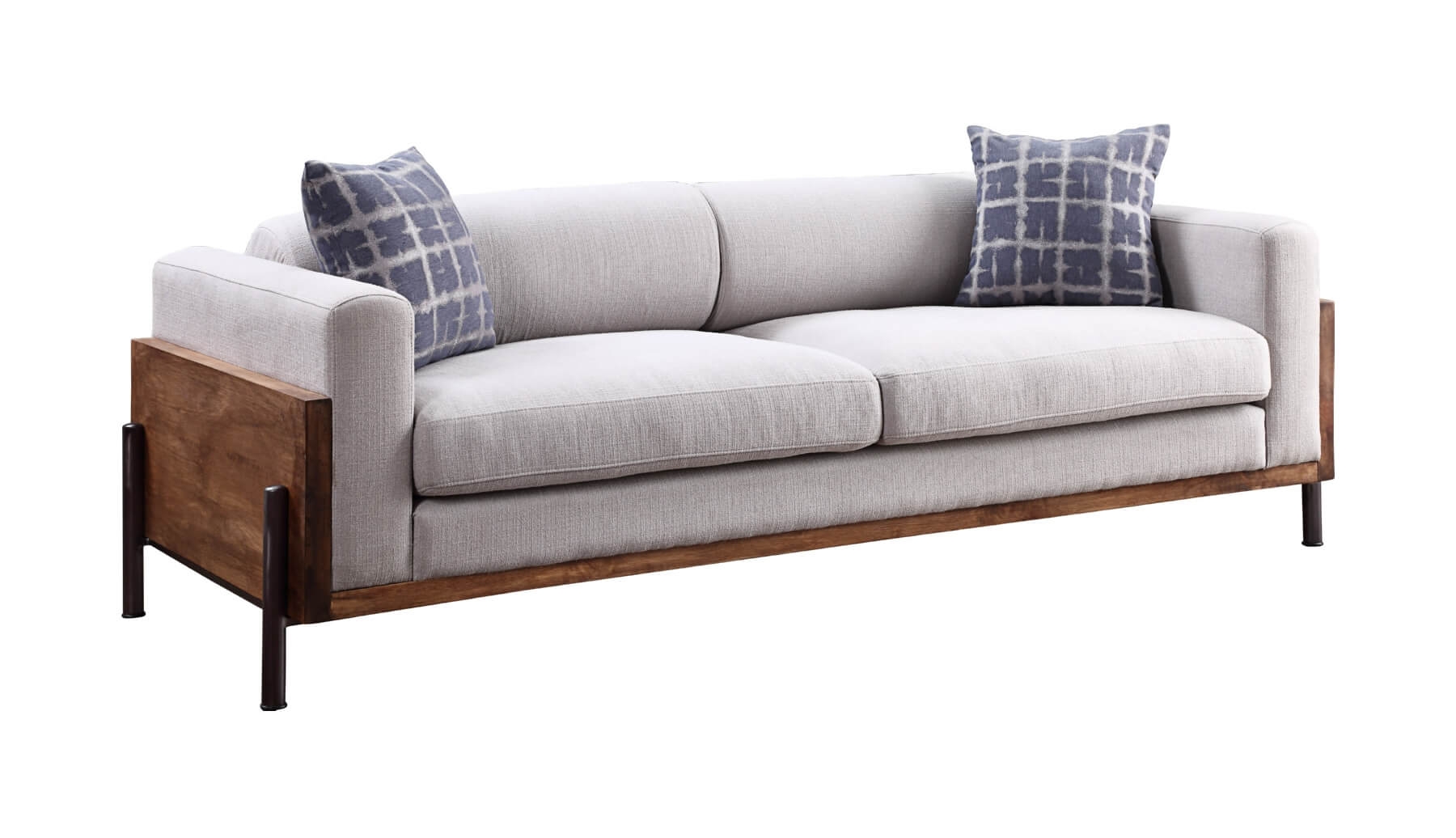 ACME Pelton Fabric Loose Back Sofa 