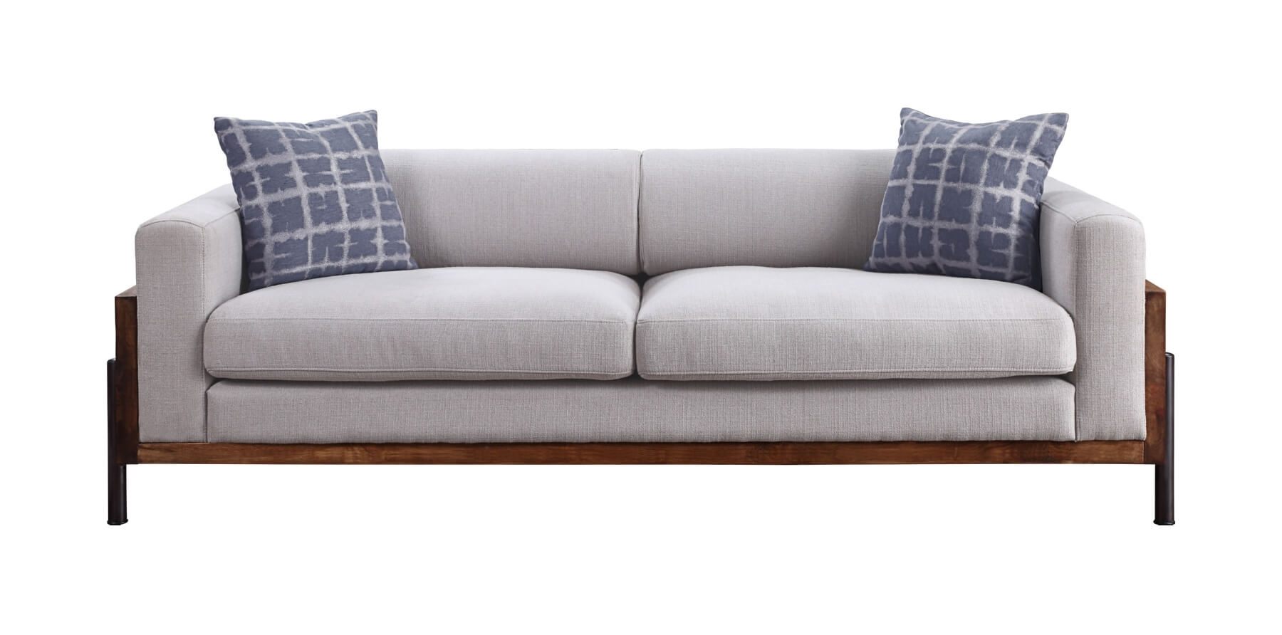 Pelton - Sofa With 2 Pillows - Fabric 