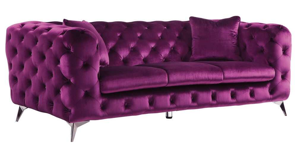 Atronia Fabric Tufted Living Room Set
