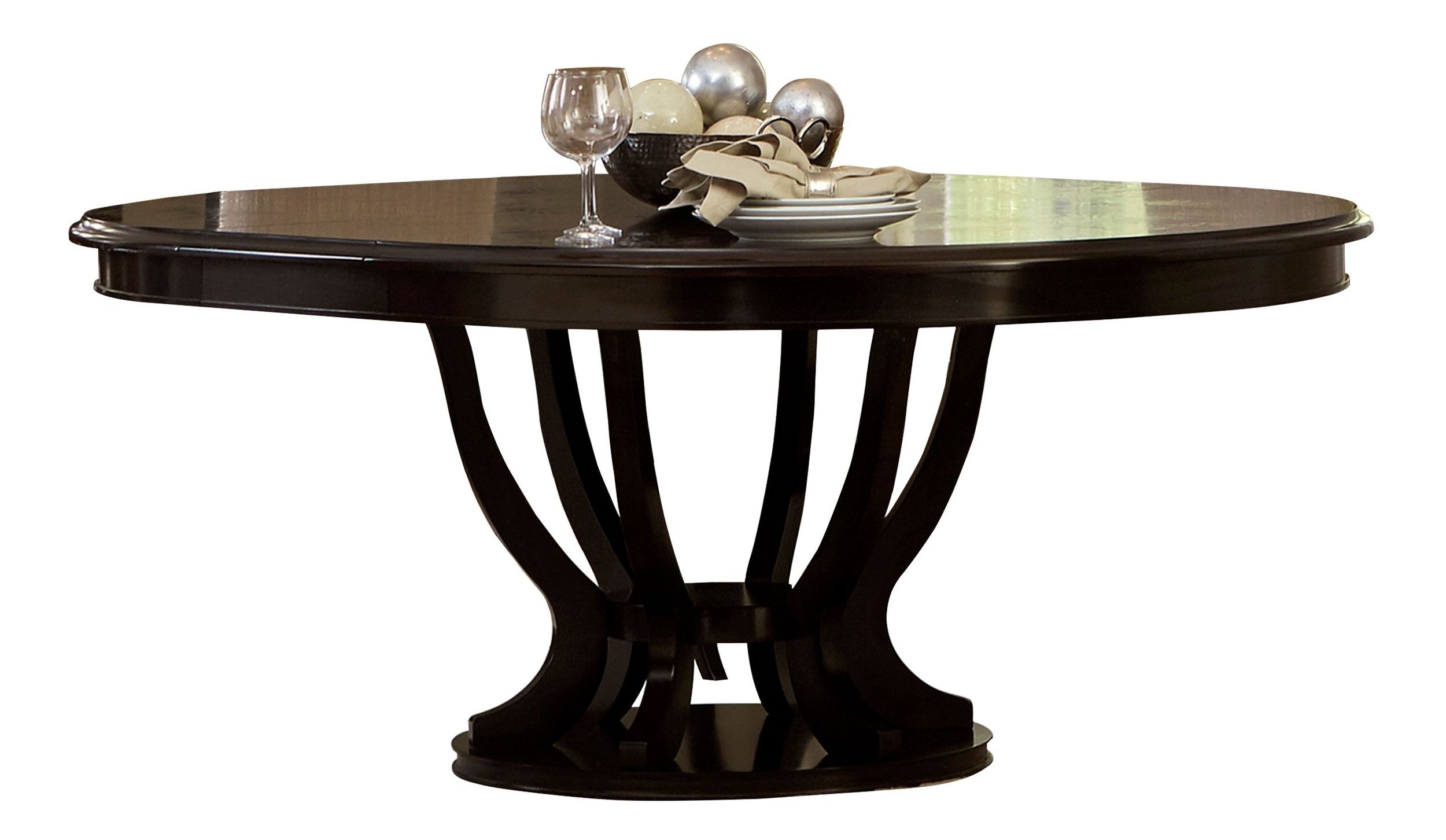 Savion Round Extendable Wood Dining Room Set