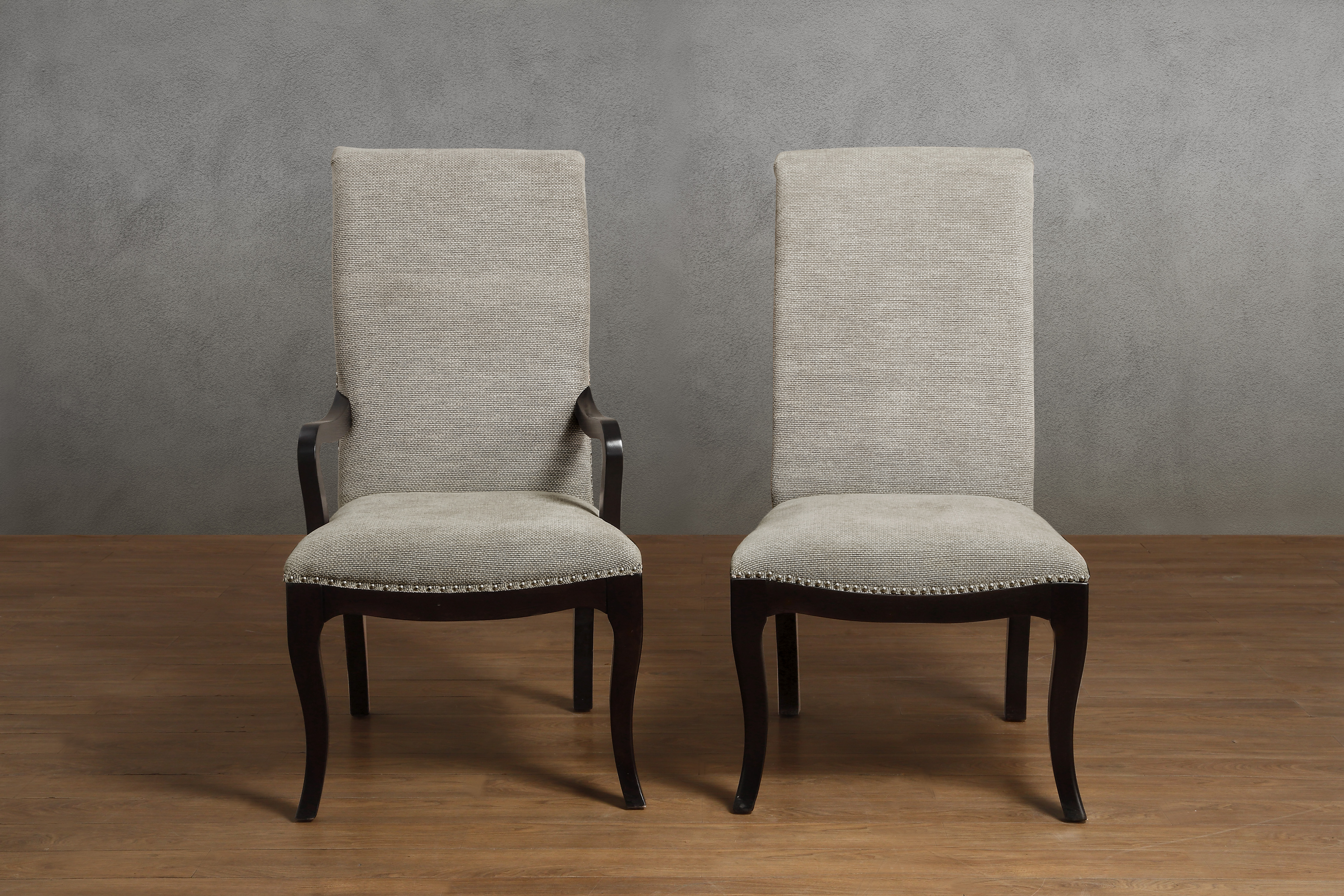 Savion Wood/Fabric Arm Chair
