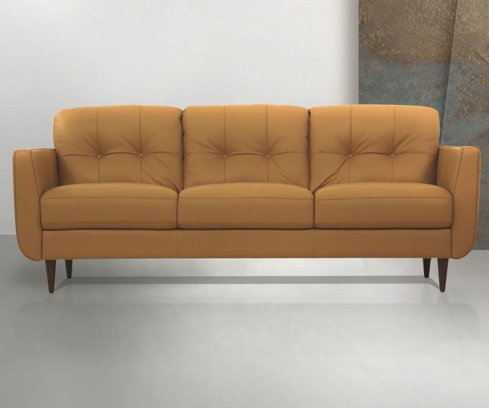 Radwan Leather Sofa
