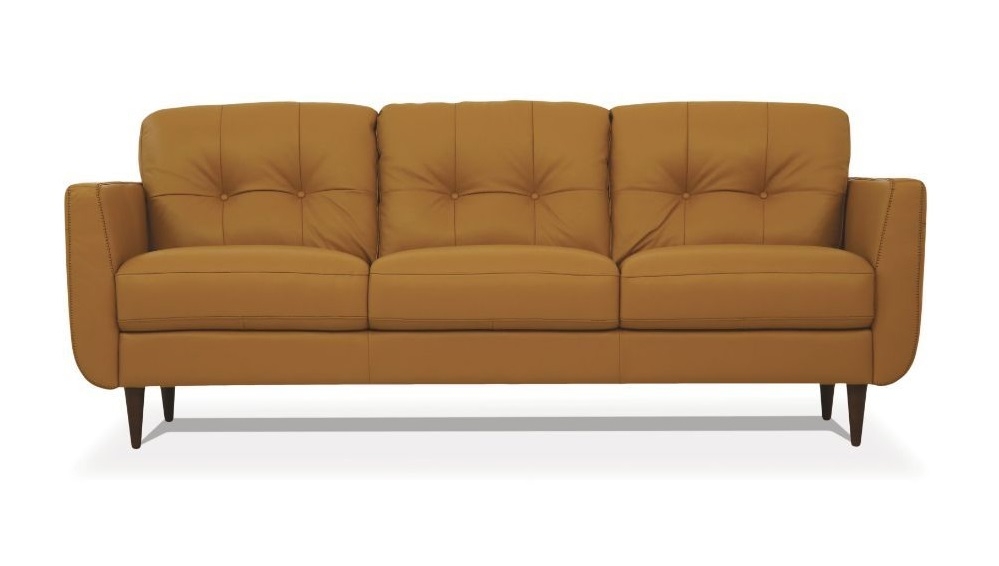 Radwan Leather Sofa