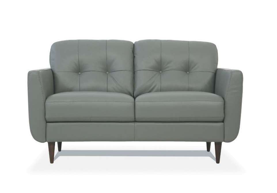 Radwan Leather Loveseat
