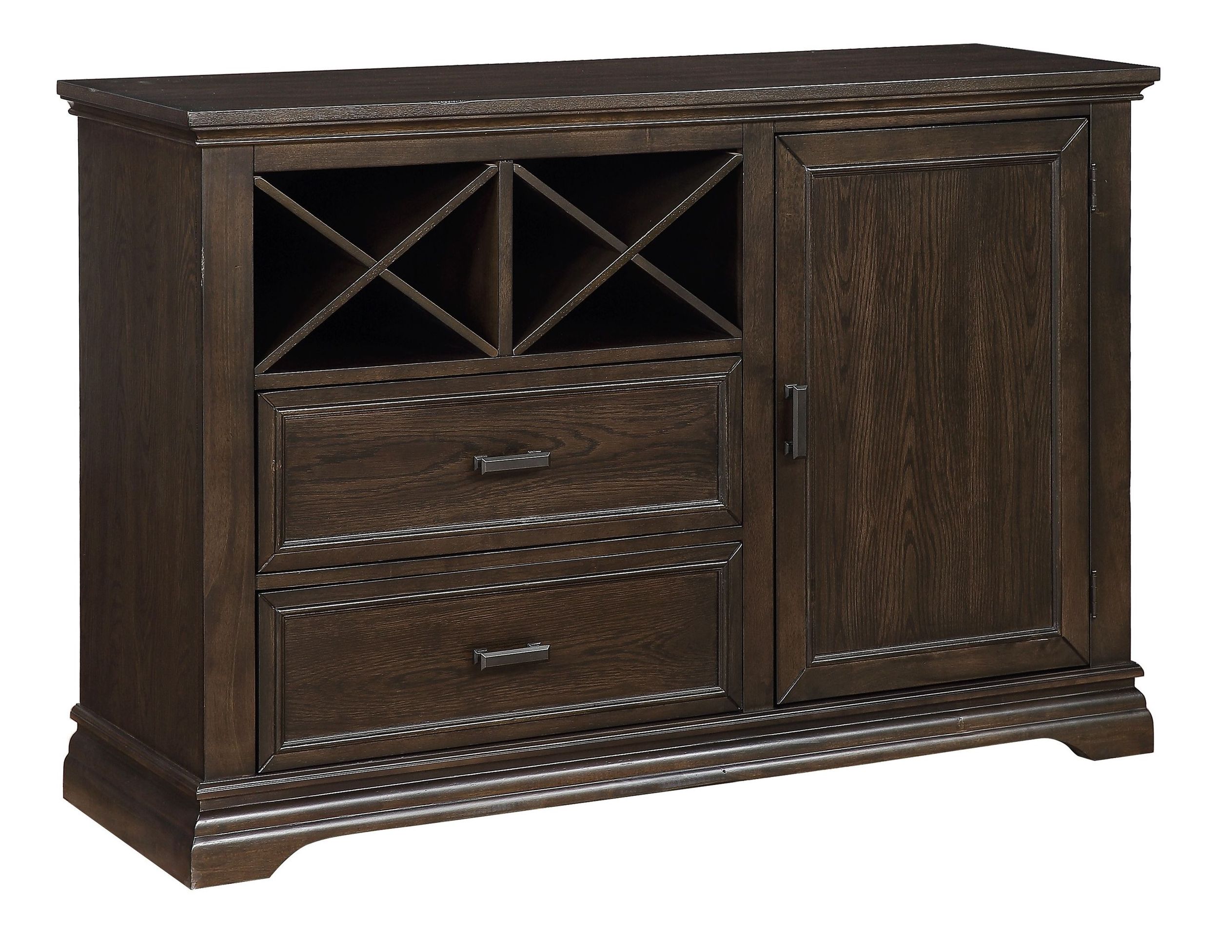 Makah Wood Server with Door & 2 Drawers
