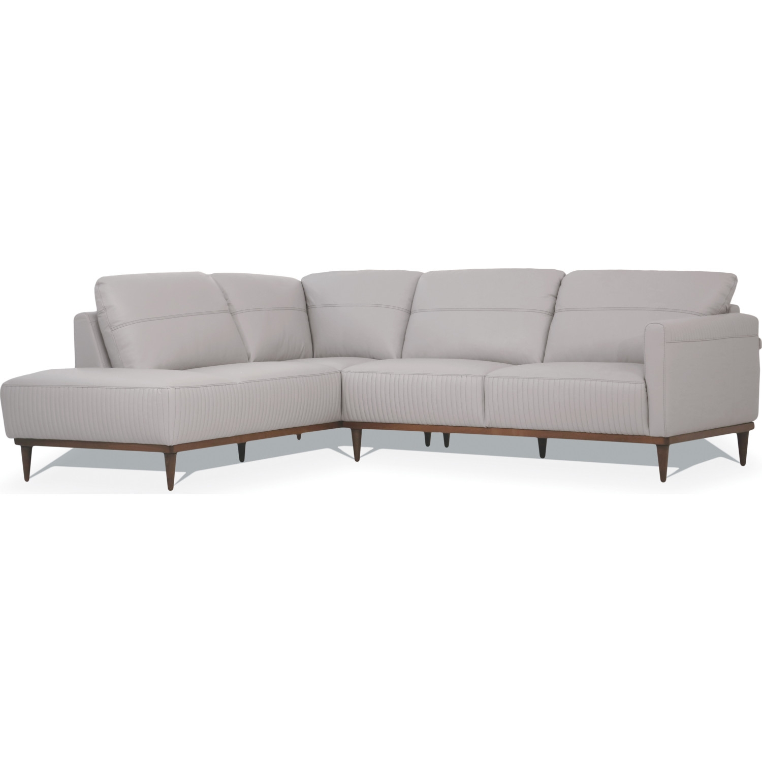 Tampa Leather L-Shaped Sectional Sofa