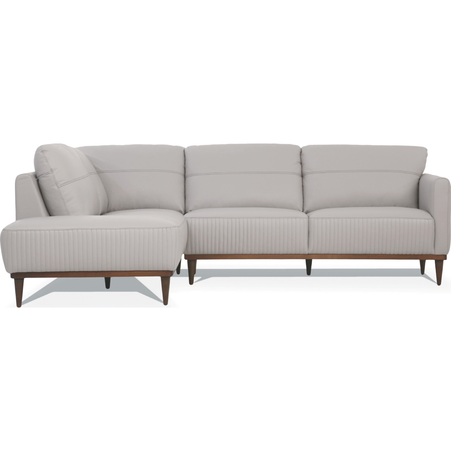 Tampa Leather L-Shaped Sectional Sofa