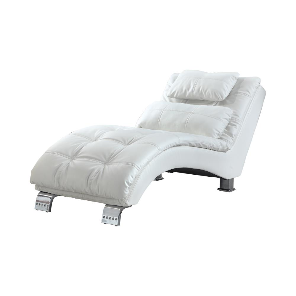 Dilleston Leatherette Chaise