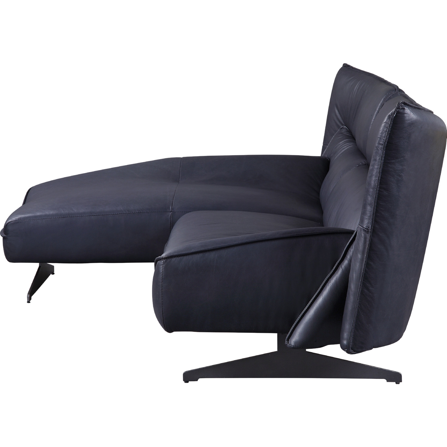 Maeko Top Grain Leather L-Shaped Sectional Sofa