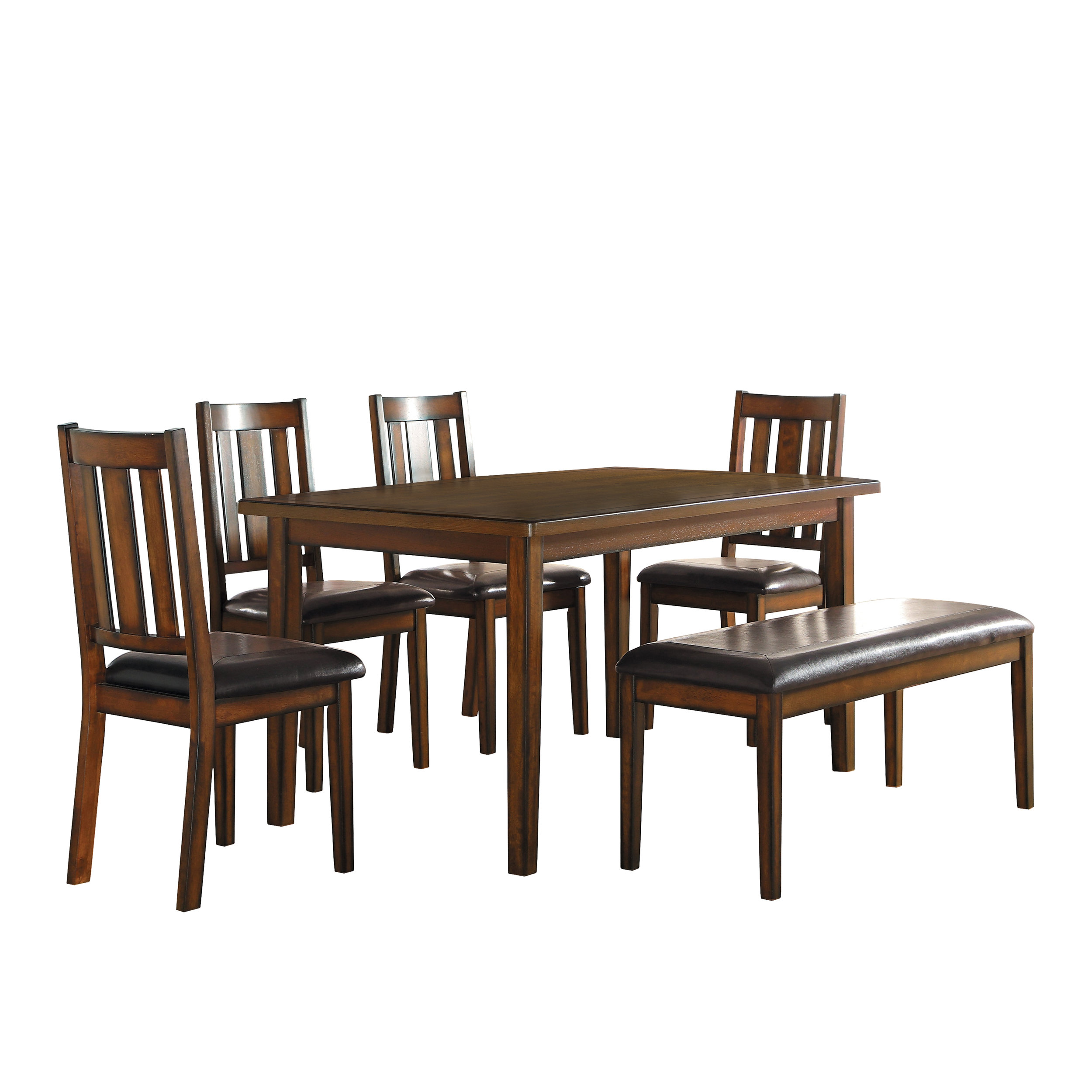 Delmar Wood 6-Piece Pack Dinette Set