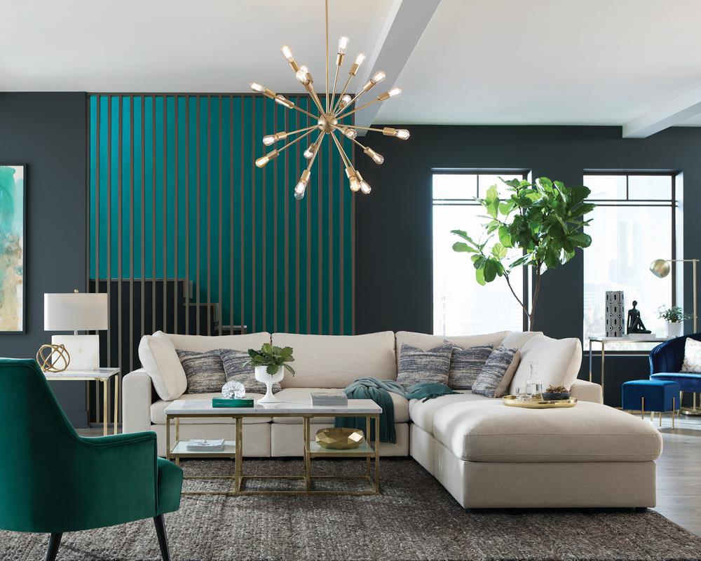 Serene Fabric Modular Sectional Sofa