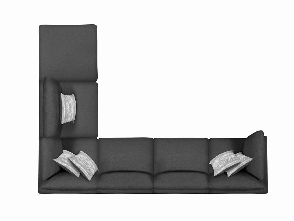 Serene Fabric Armless Chair