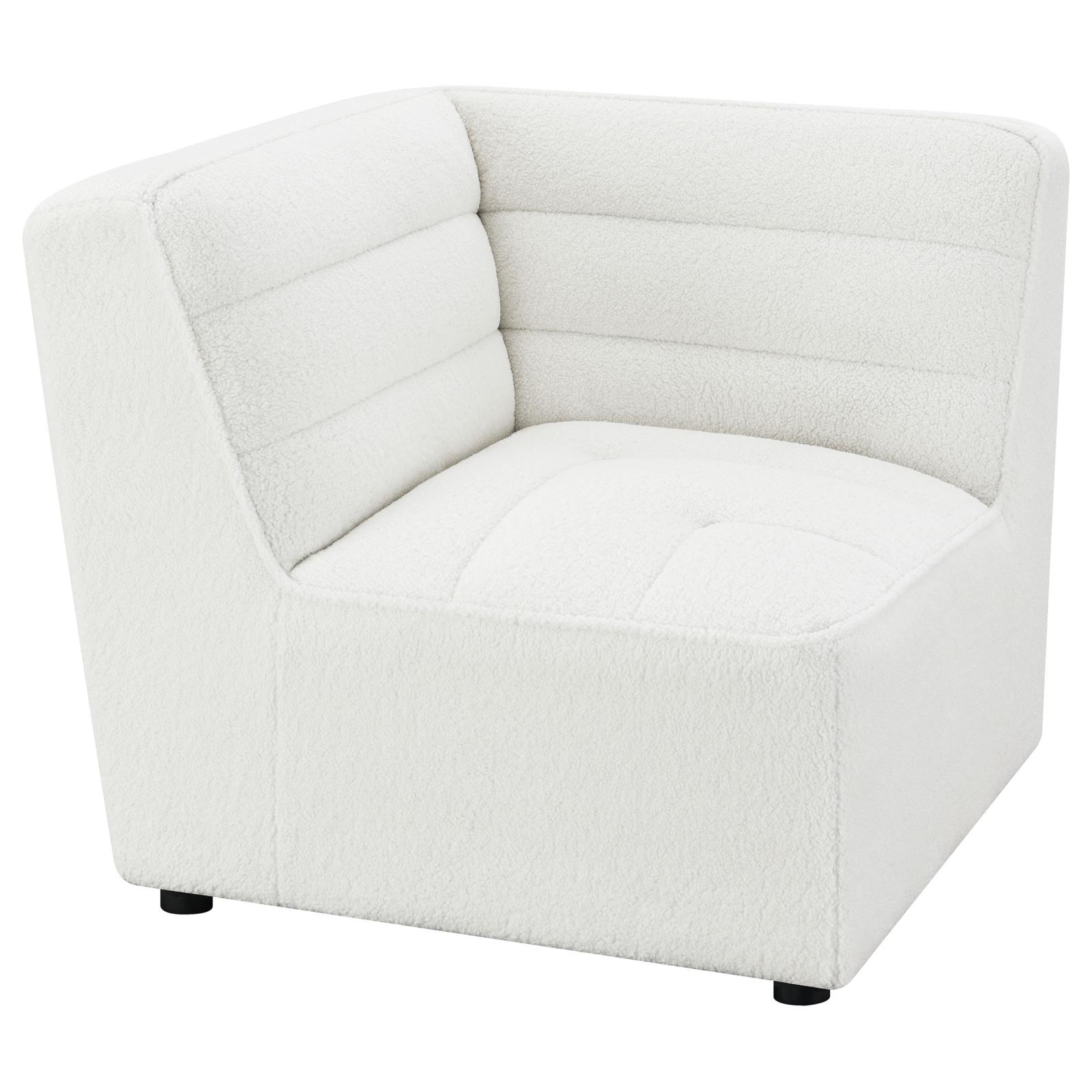 Sunny Faux Sheep Fur Modular Sectional Sofa