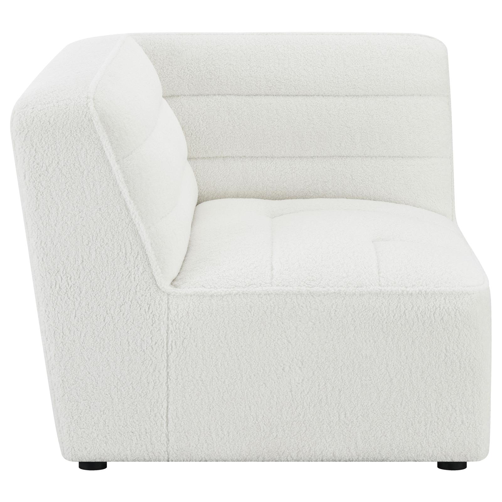 Sunny Faux Sheep Fur Modular Sectional Sofa