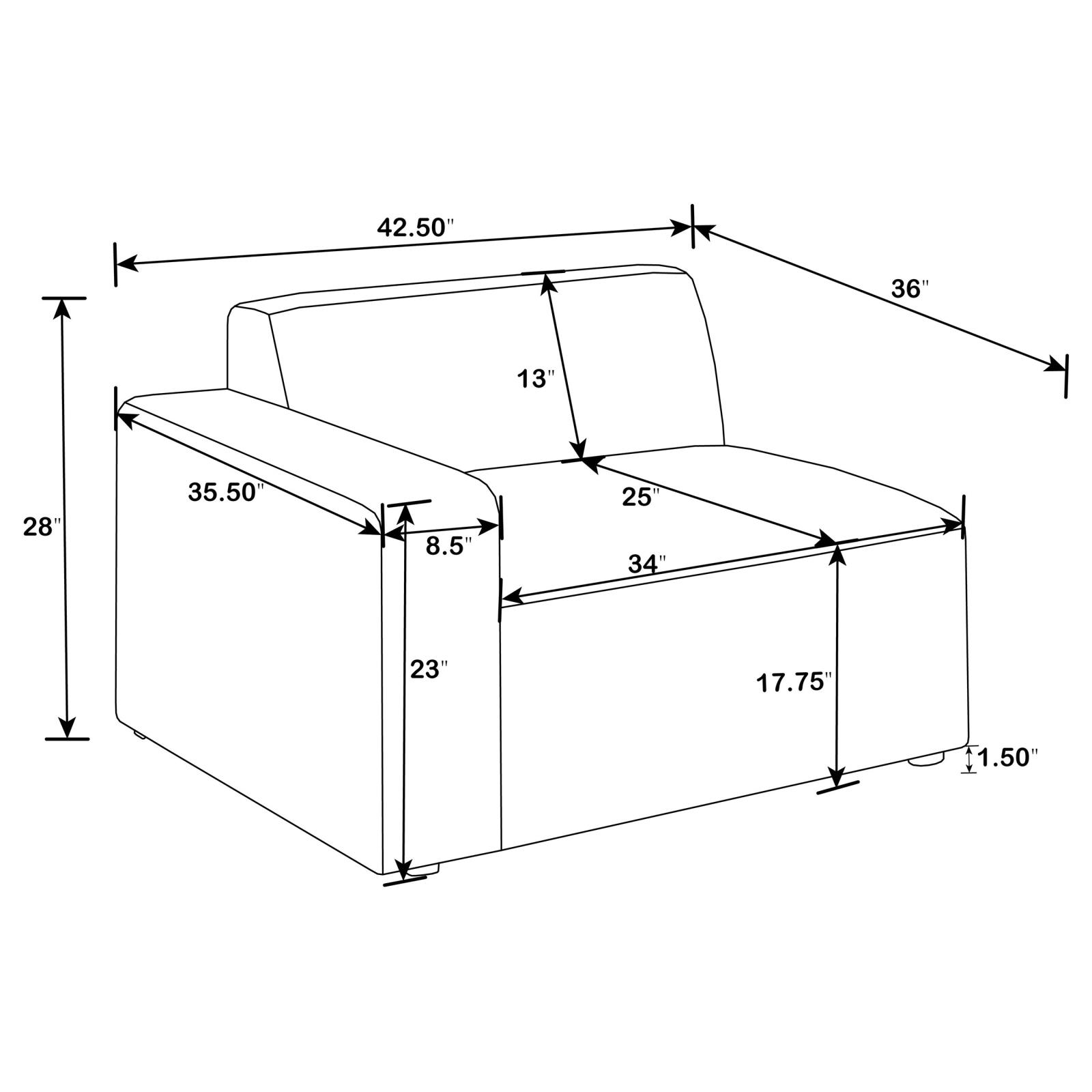 Freddie Fabric Modular Sectional Sofa