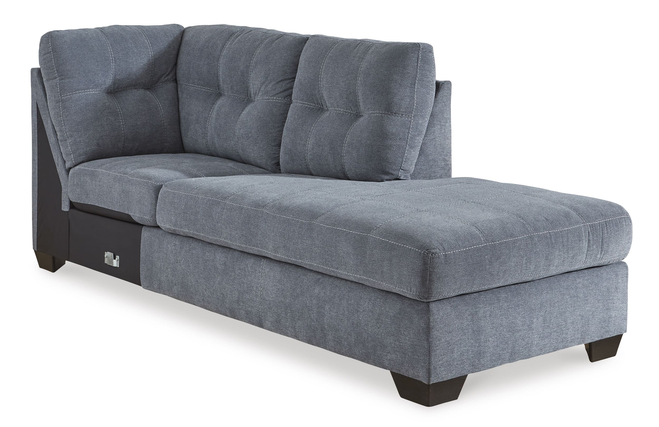 Marleton 2-Piece Polyester L-Shaped Sectional Sofa w/Right Arm Chaise Facing