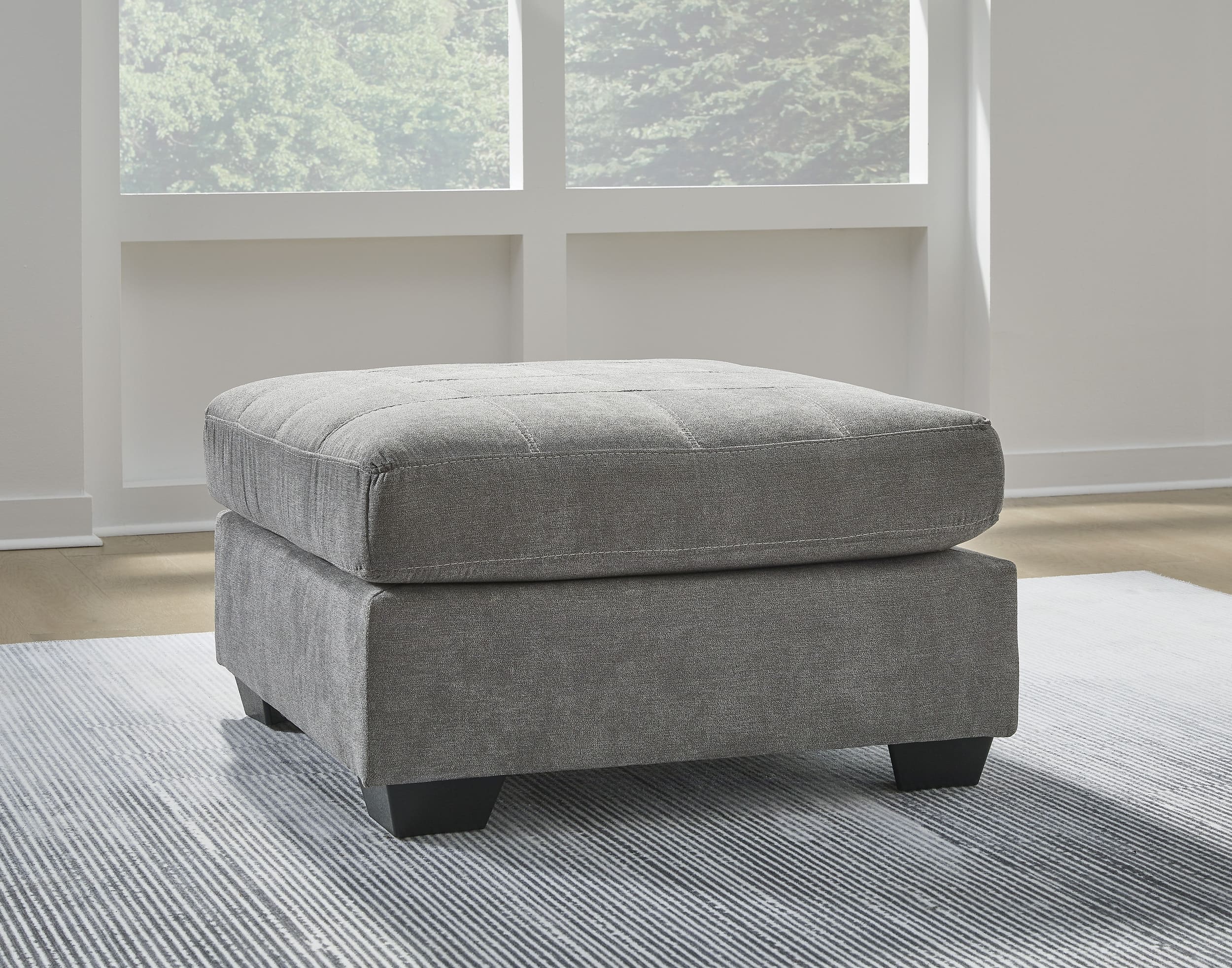 Marleton Oversized Accent Ottoman - Gray
