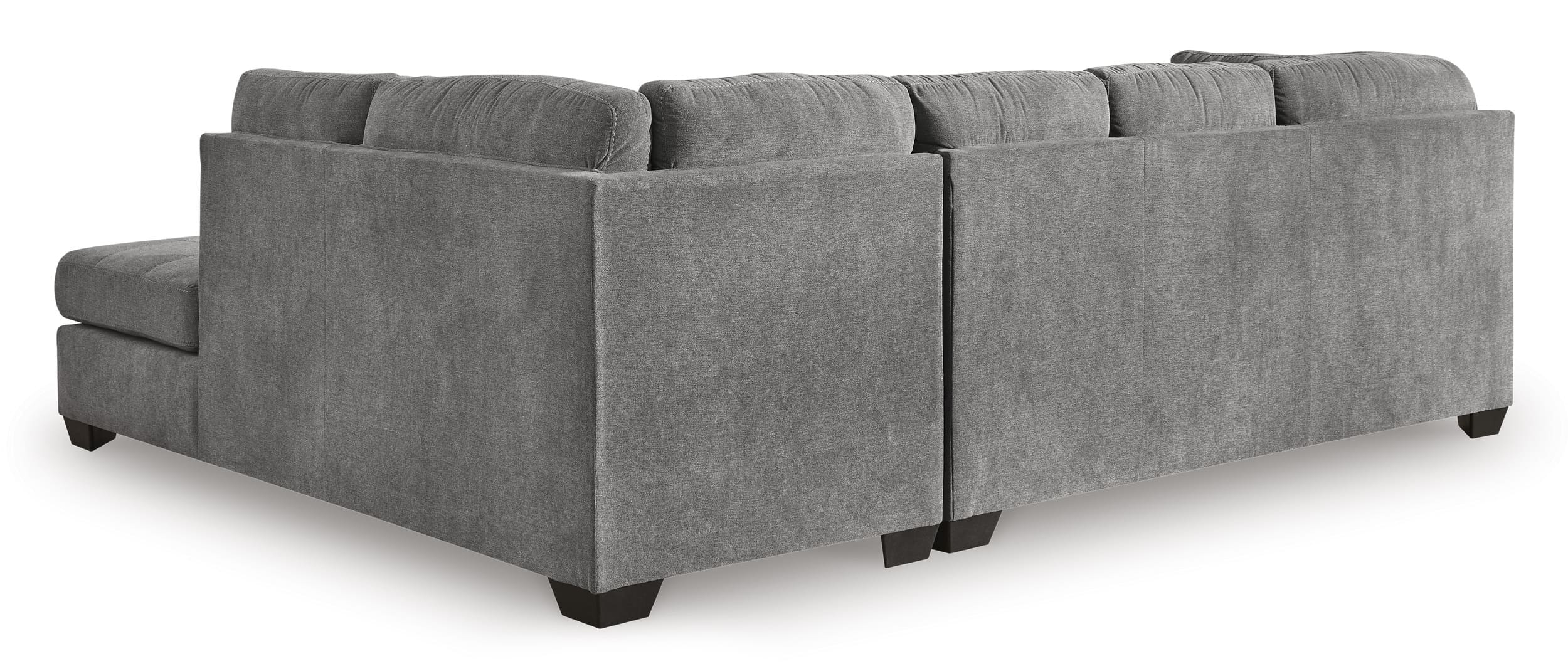 Marleton 2-Piece Polyester L-Shaped Sectional Sofa w/Right Arm Chaise Facing