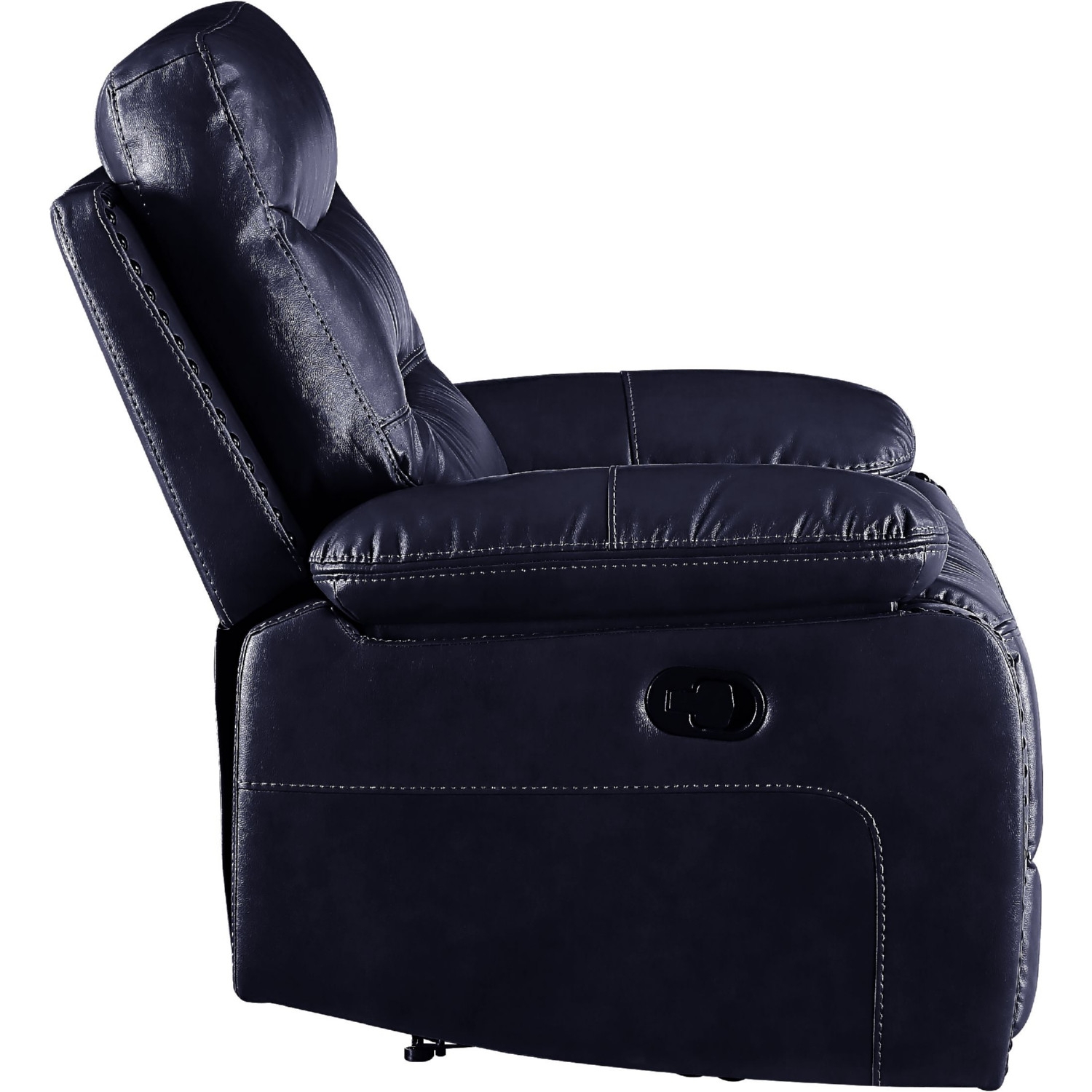 Sofa (Motion), Navy Leather-Gel Match