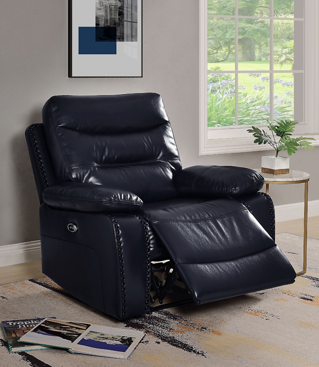 Recliner Chairs for Adults, Faux Leather