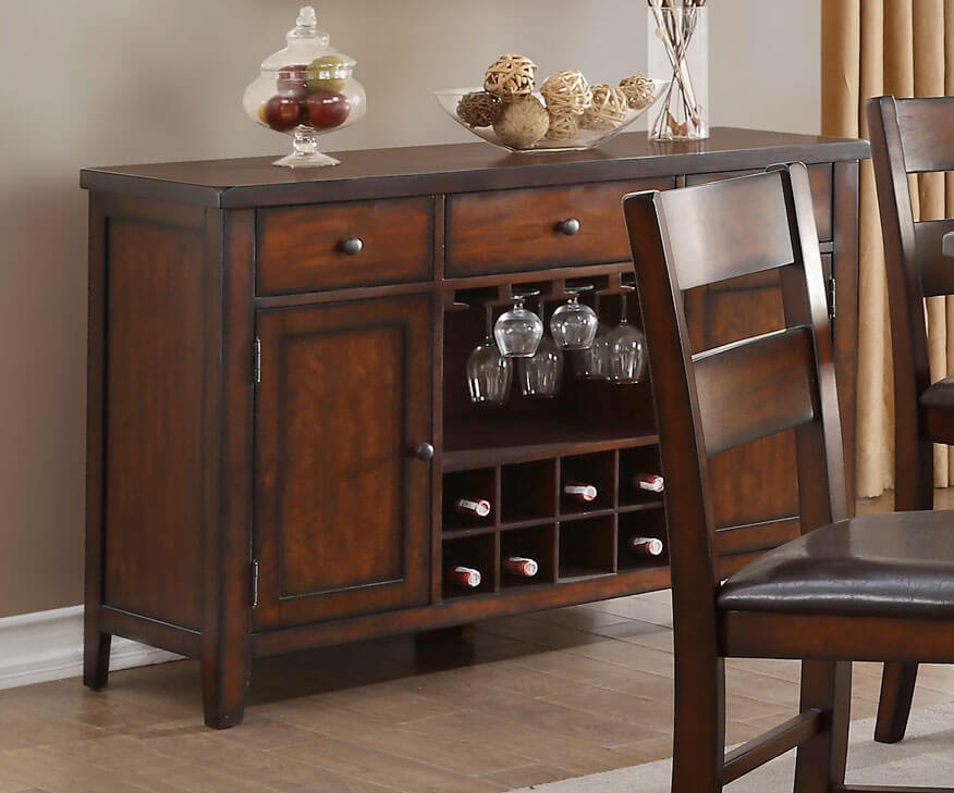Mantello Transitional Wood Server by Homelegance