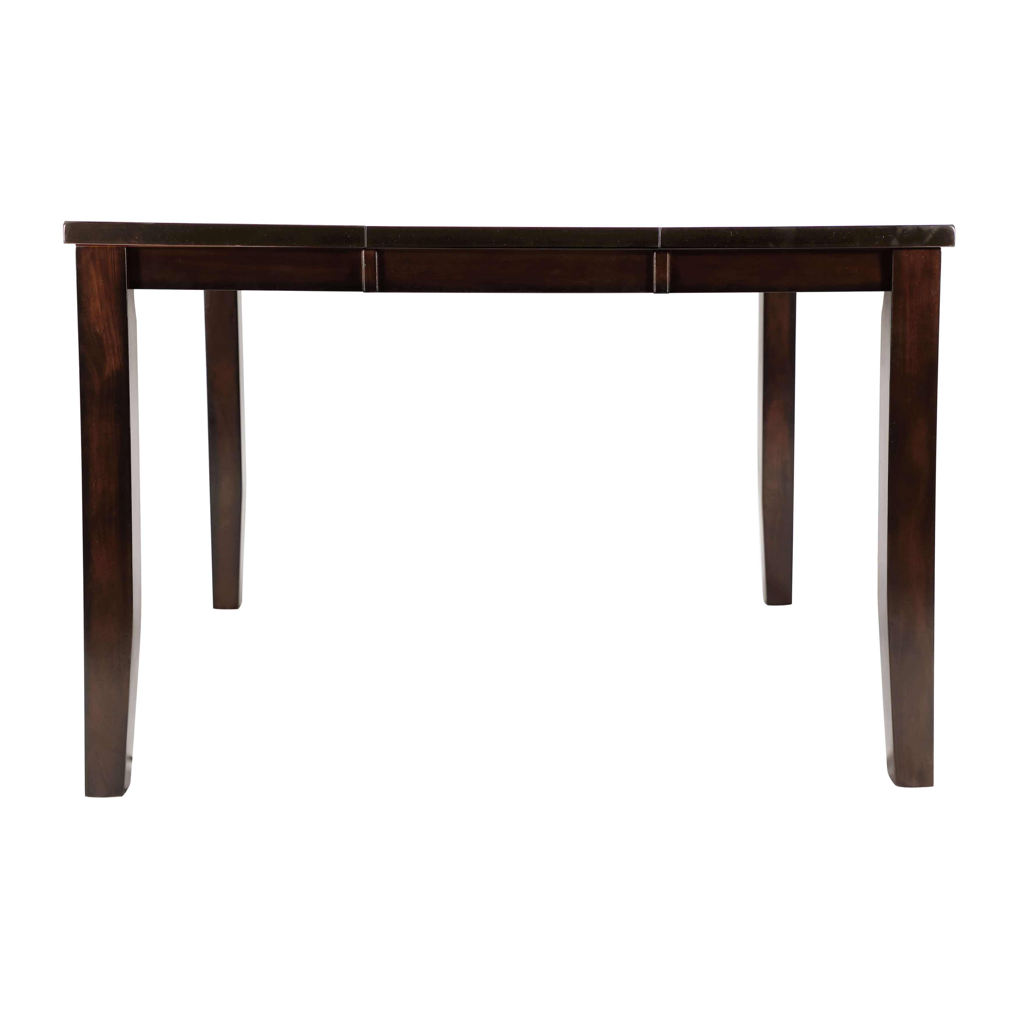 Mantello Transitional Square Wood Extendable Counter Height Table