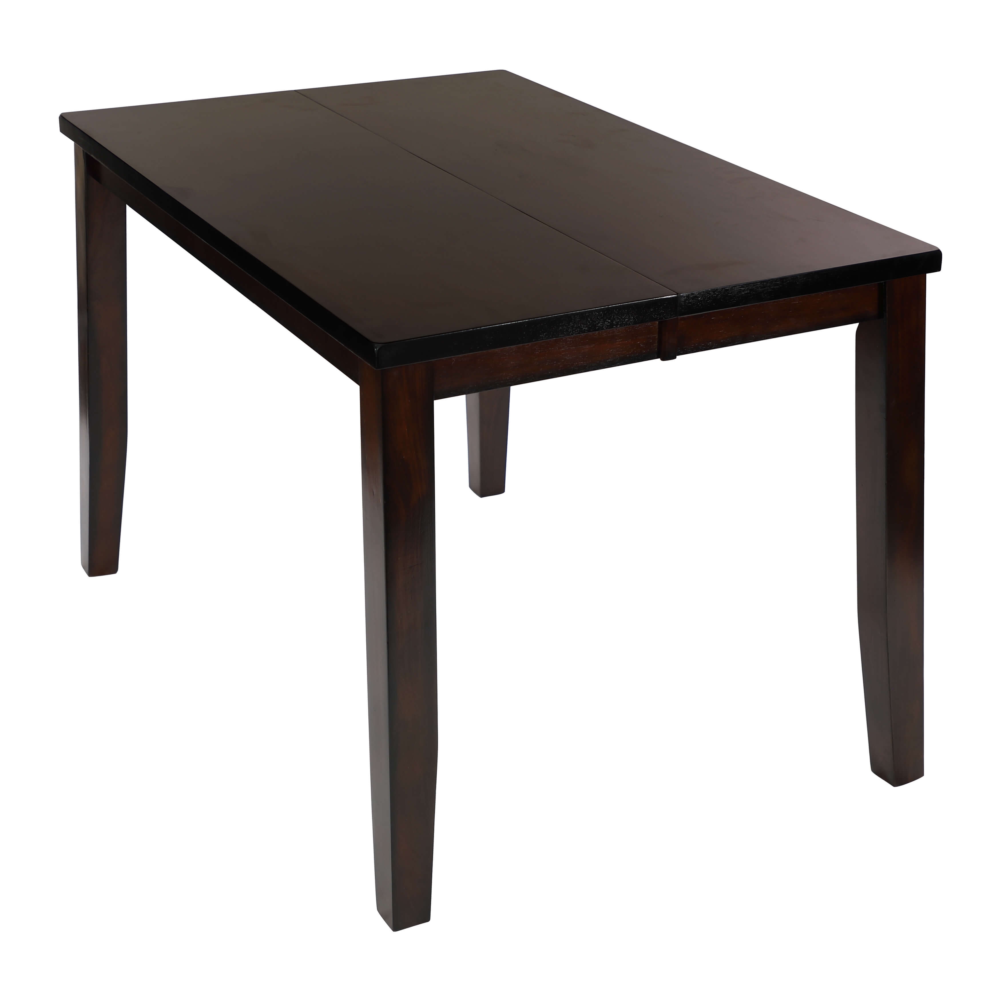 Mantello Transitional Square Wood Extendable Counter Height Table