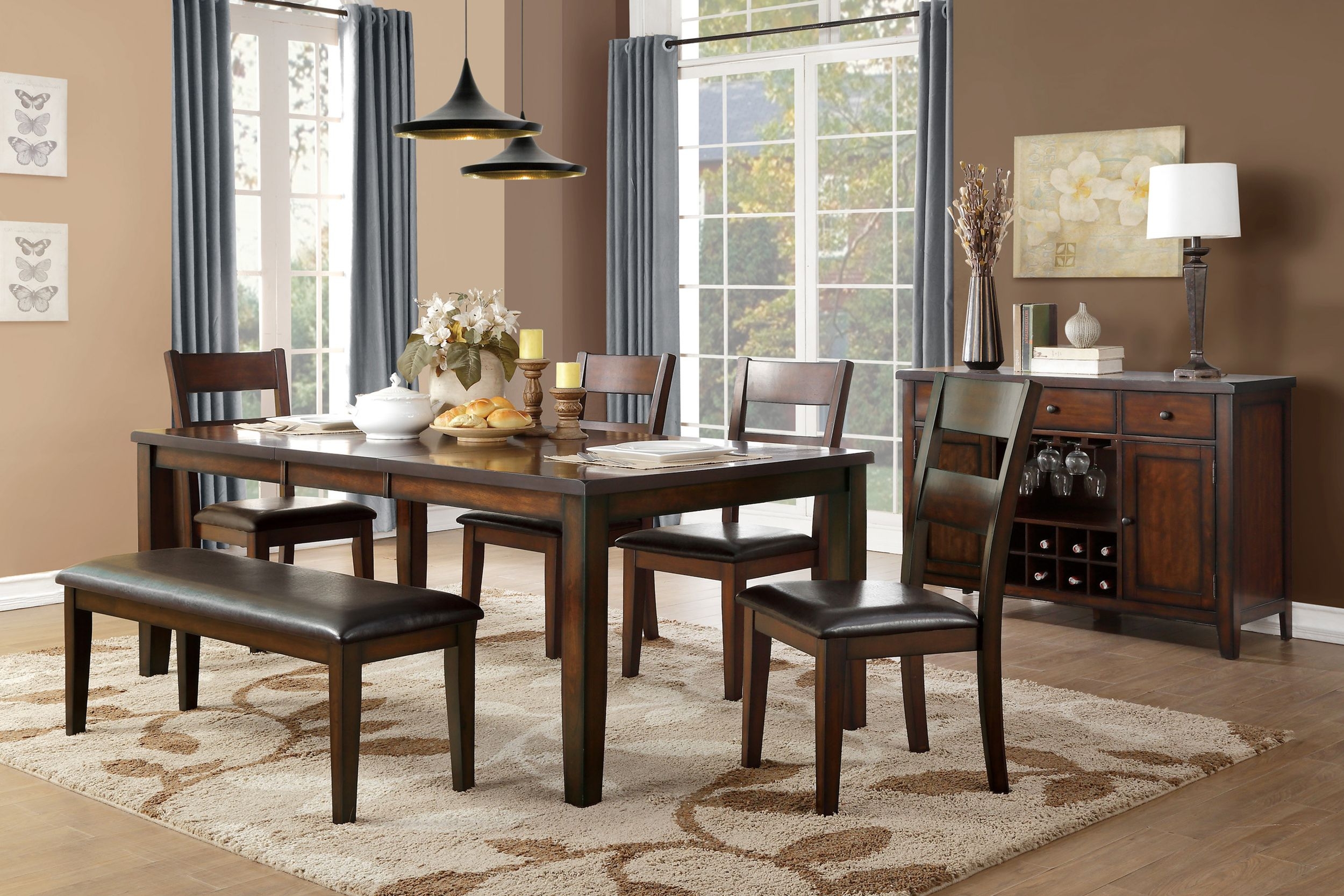 Mantello Transitional Dining Room Set