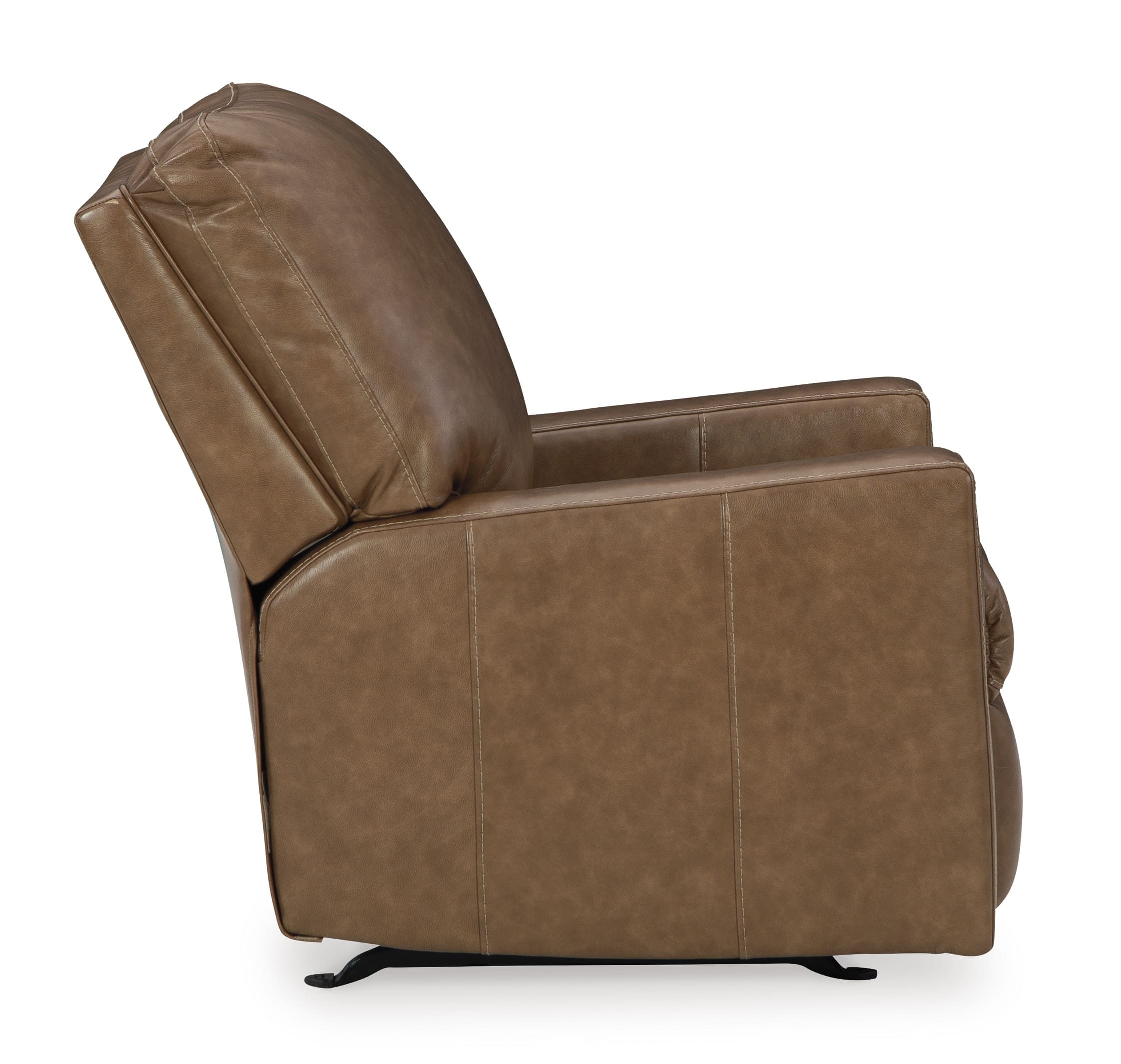 Ashley Caramel Bolsena Recliner Side