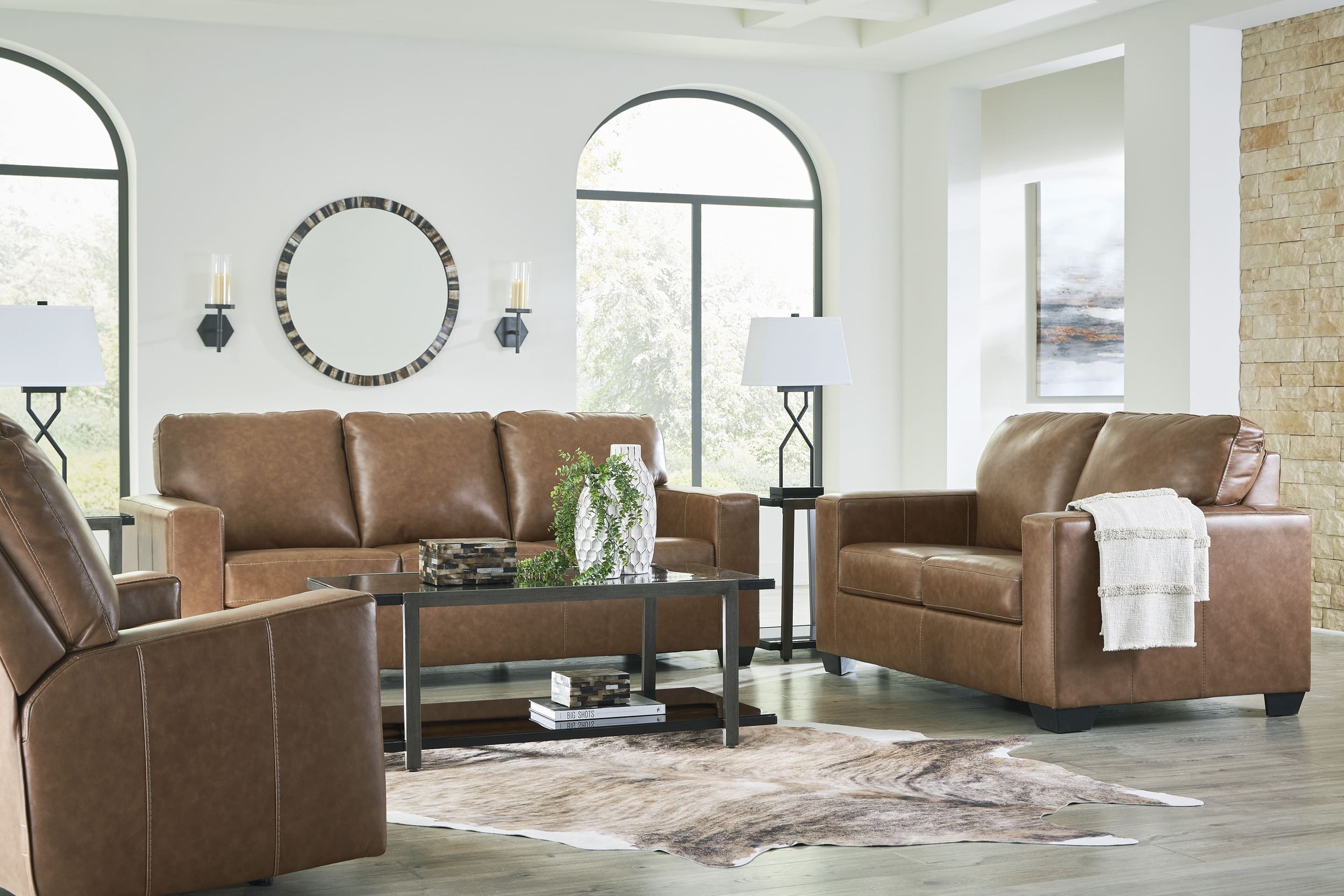 Bolsena Leather Queen Sofa Sleeper