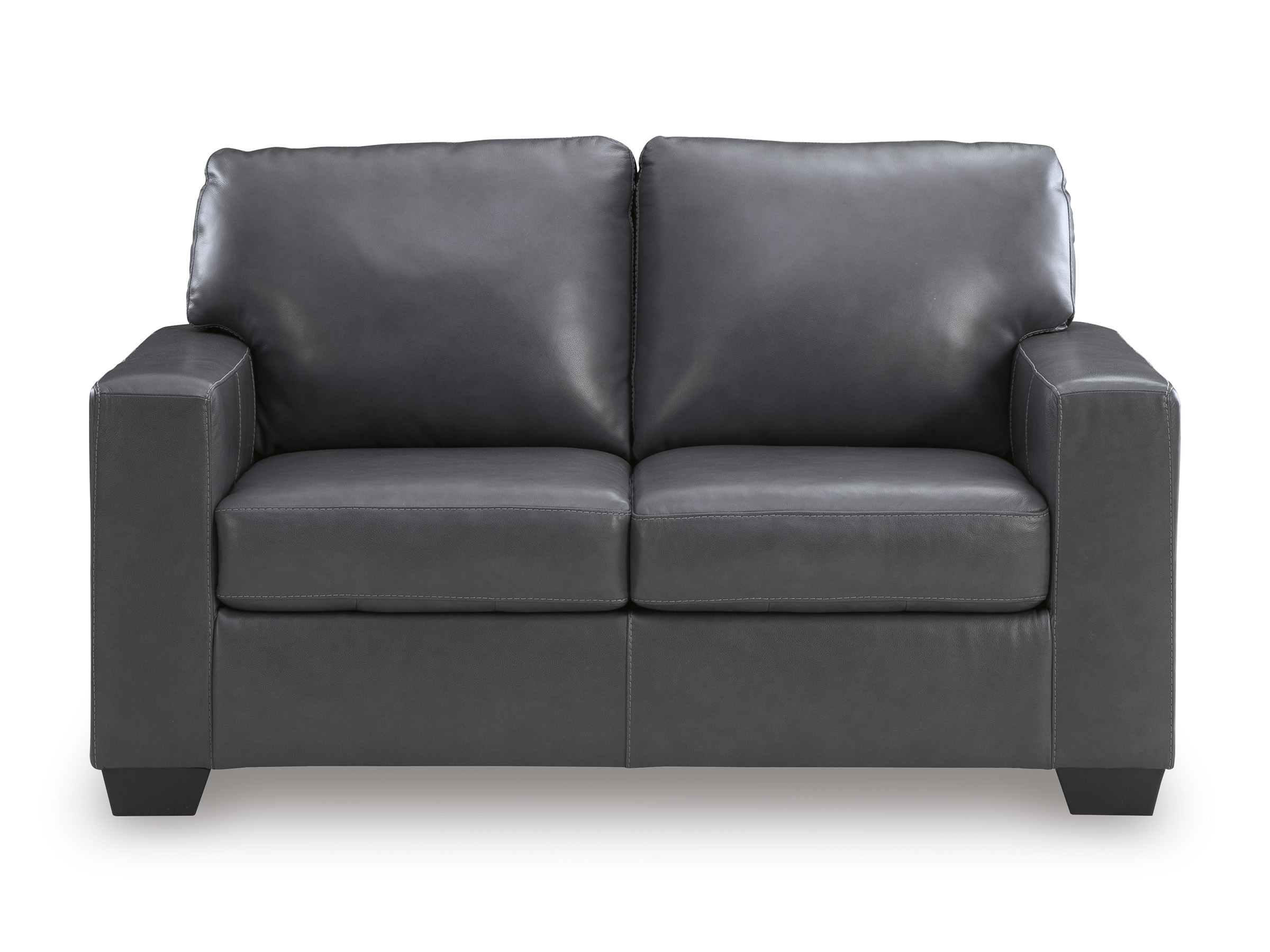 Bolsena Premium Leather Loveseat | Admiral Blue