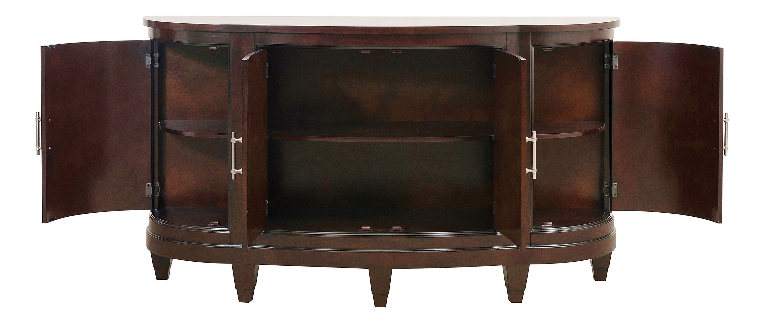 Oratorio Wood Veneer 4-Door Server
