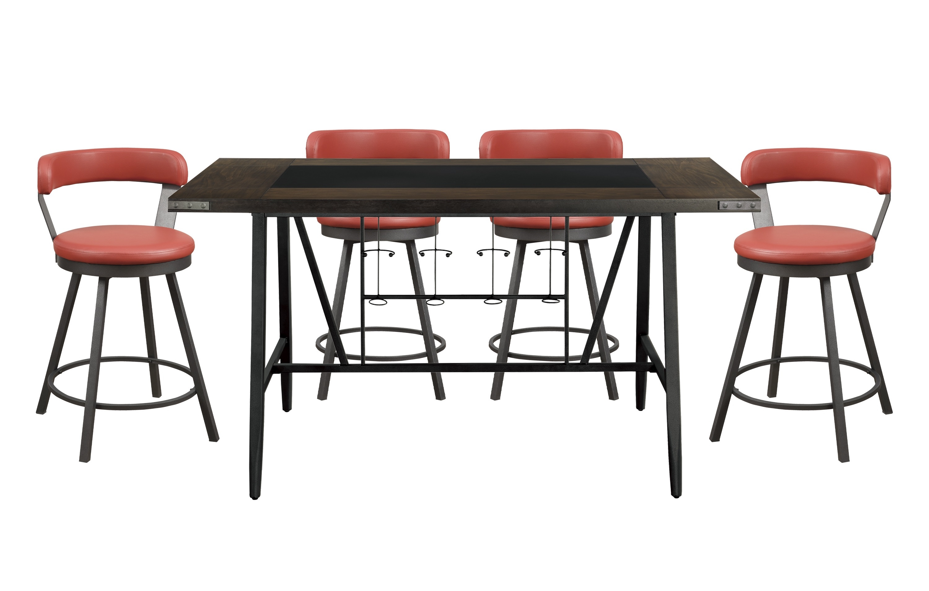 Appert Industrial Counter Height Dining Room Set