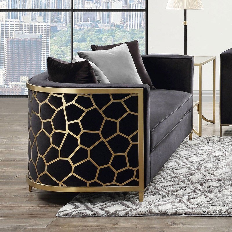 Fergal Velvet Living Room Set