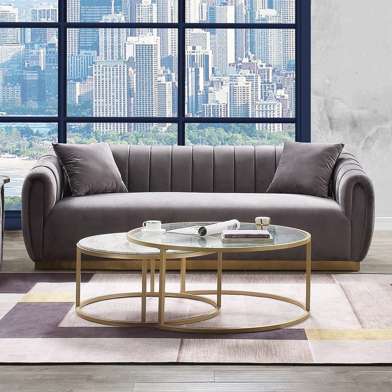 Elchanon Velvet Living Room Set