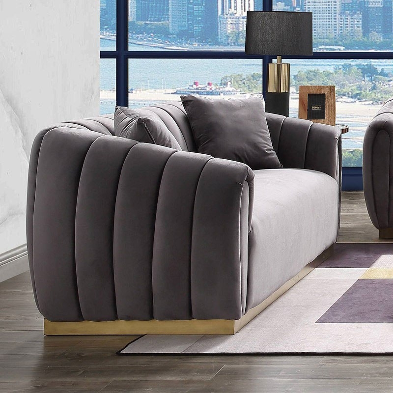 Elchanon Velvet Living Room Set