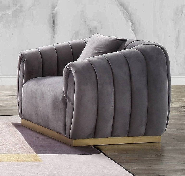 Elchanon Velvet Living Room Set