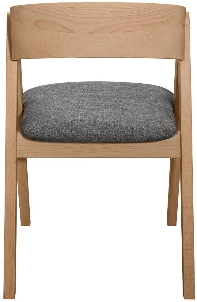 Misa Mid-Century Fabric Dining Side Chair