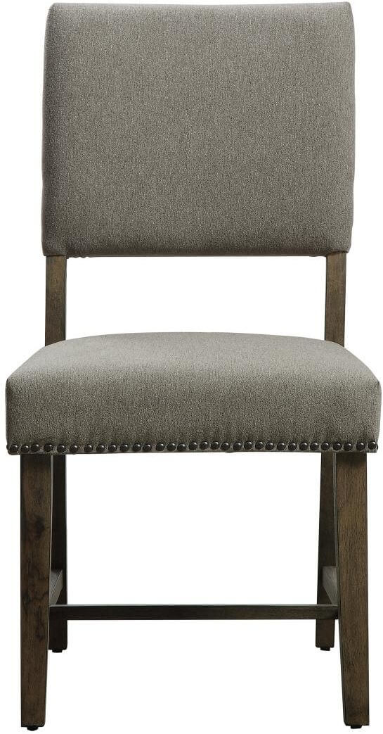 Wheaten Rustic Fabric Dining Side Chair
