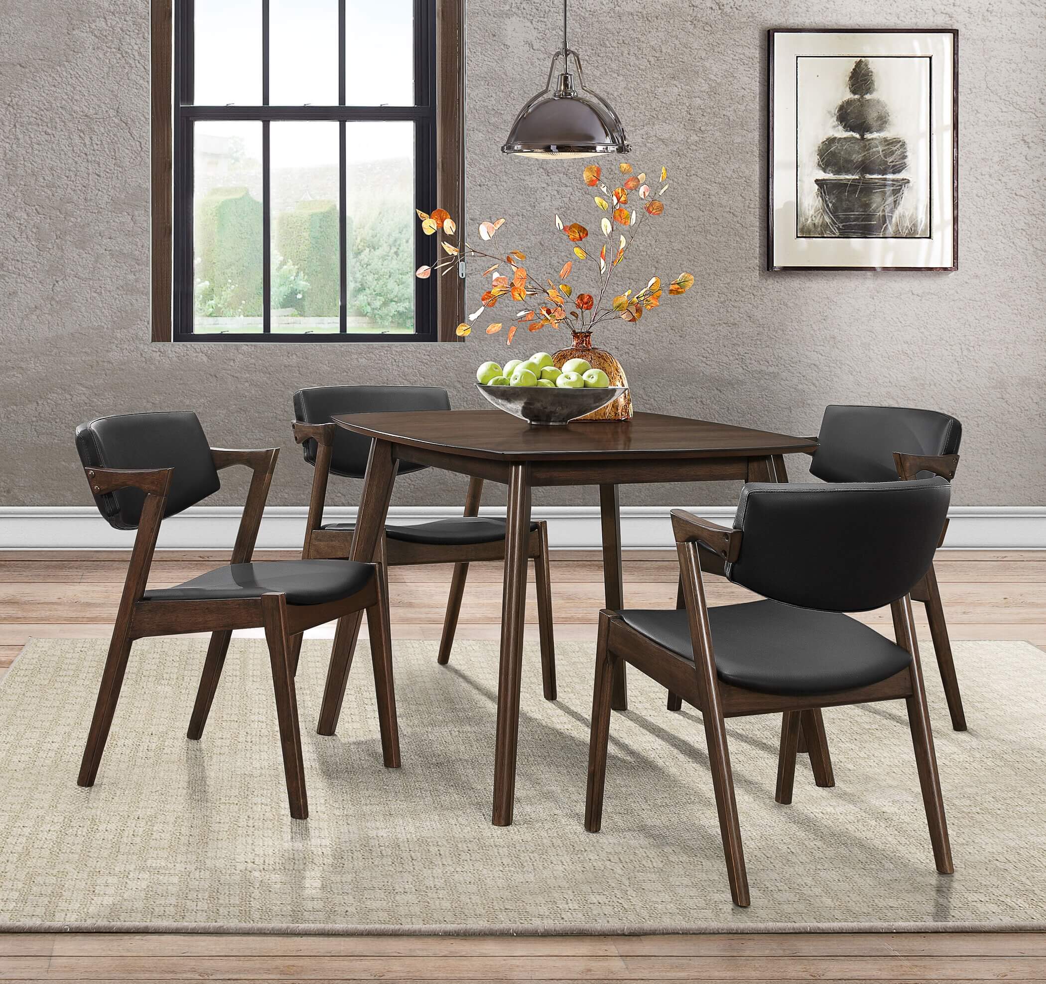 Coel Mid-Century Dining Room Set by Homelegance