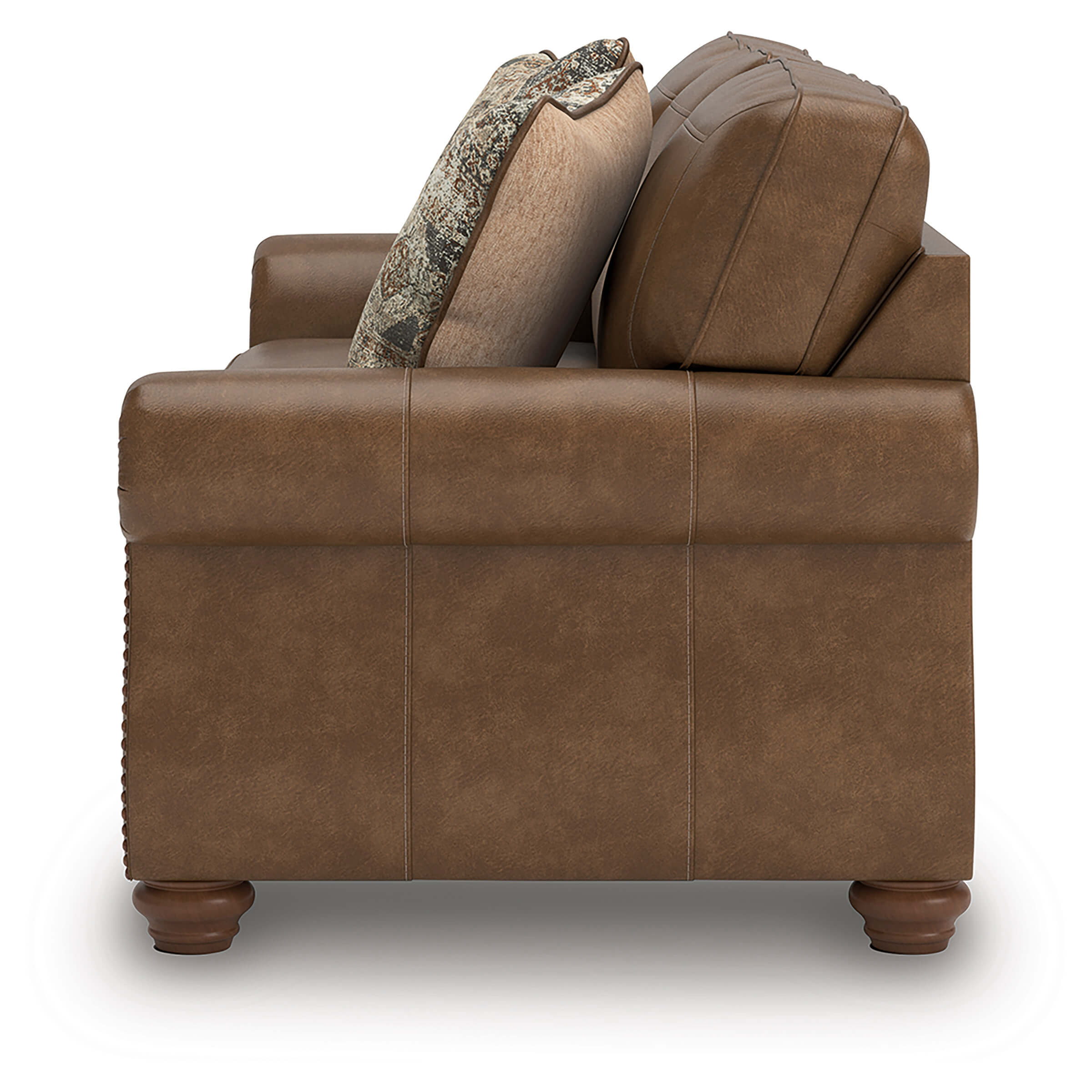Chasemore Faux Leather Sofa