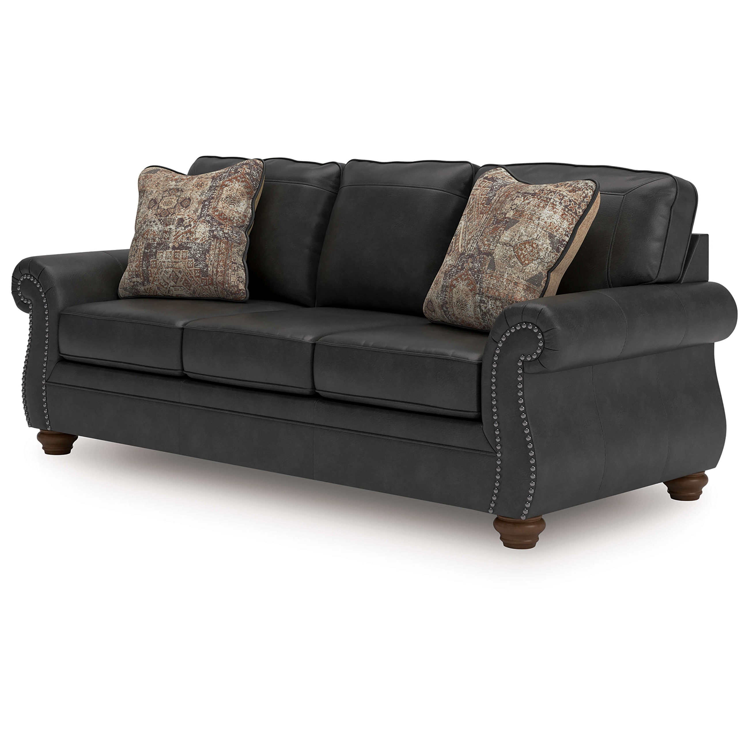 Chasemore Faux Leather Sofa