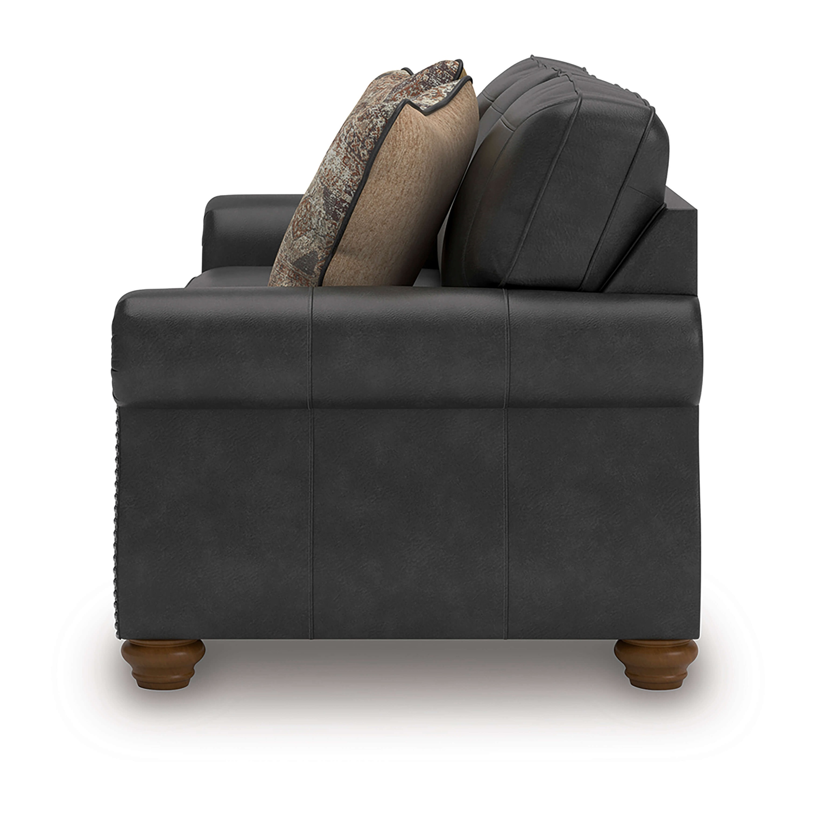 Chasemore Faux Leather Sofa