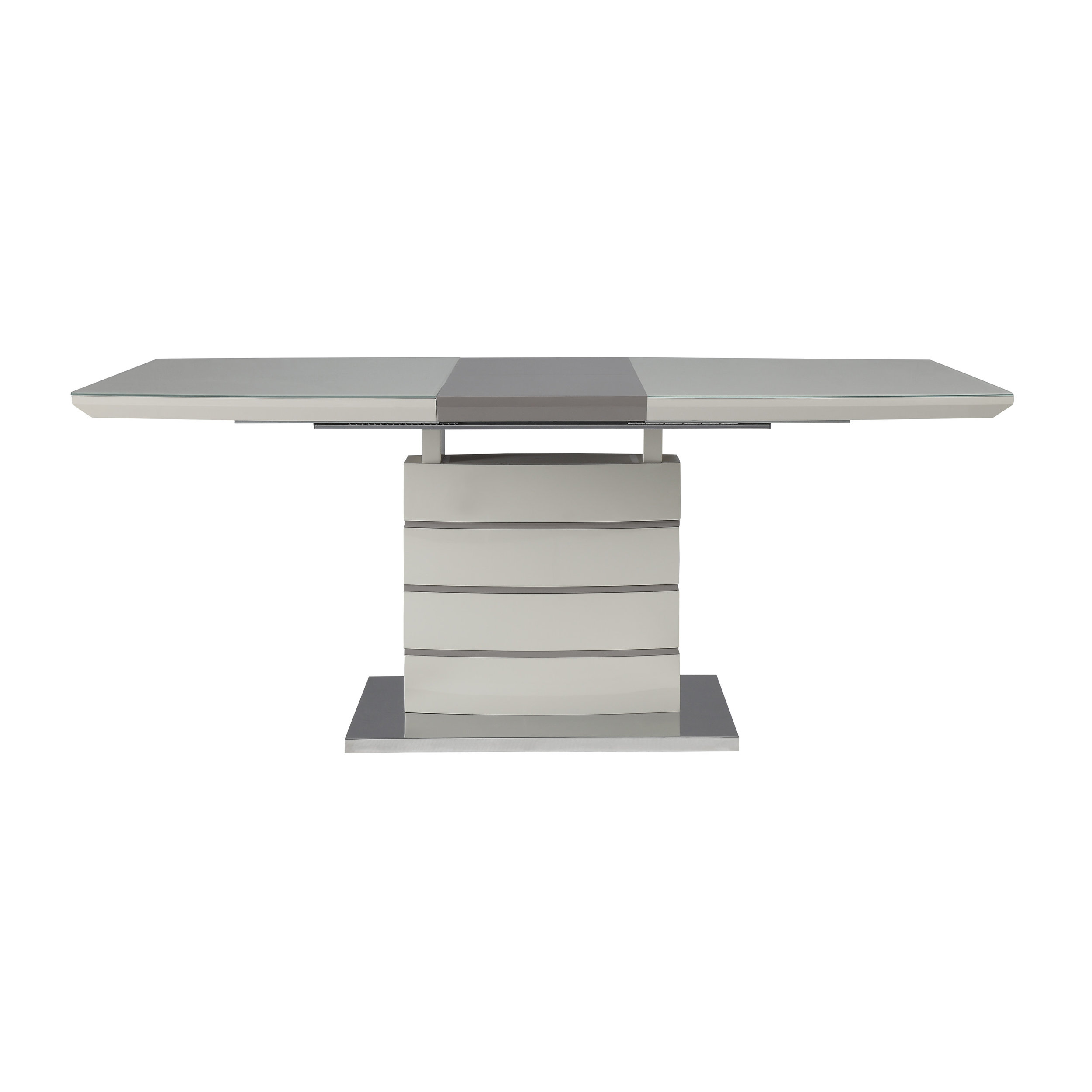 Glissand Rectangular Extendable Wood/Metal Dining Room Set