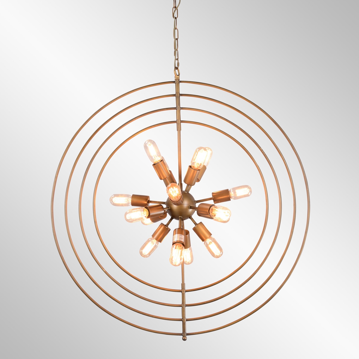 Cosmos Iron Chandelier